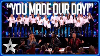 The Big Sing literally TAKE OVER the theatre | Unforgettable Audition | Britains Got Talent