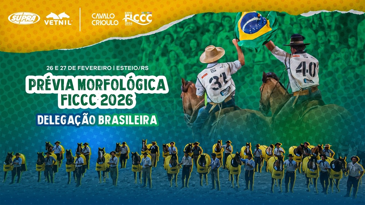 PRÉVIA MORFOLÓGICA EXPO FICCC 2026 | ESTEIO / RIO GRANDE DO SUL | SEXTA | 27 DE FEVEREIRO | MANHÃ