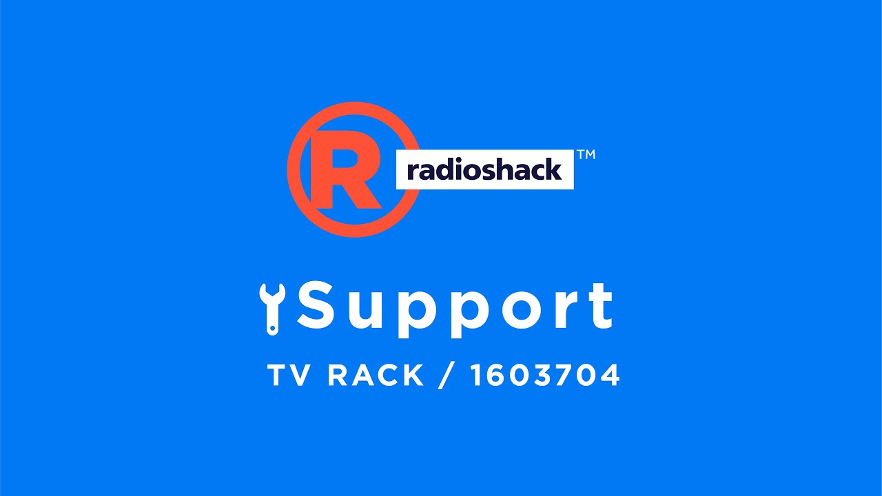 RADIOSHACK SUPPORT / TV RACK 1603704 - YouTube