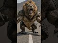 🦁🐉LionvsKomodoDragonTransformation#HybridAnimal#VFX#AIAnimation#EpicTransformation#Shorts#Cinematic