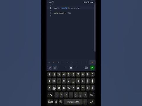 How to use a lambda in python ? #code #python #tutorial #short #shorts ... image.