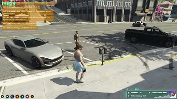 John Cop hinders a fleeing criminal in style | GTA RP NoPixel 3.0