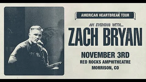Zach Bryan @ Red Rocks Full Concert (stitched together from fan videos)