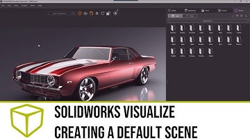 SOLIDWORKS Visualize Tutorial - Creating a Default Scene