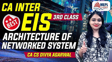 CA Inter-EIS 3rd Class(Architecture of Networked System) |CA CS Divya Agarwal | CA CS Mohit Agarwal