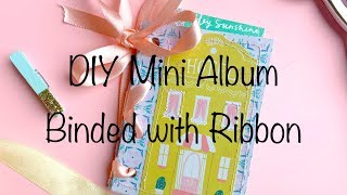 DIY Mini Album with Ribbon Binding