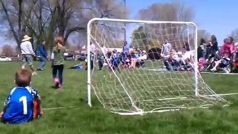 My boys first soccer game U4 ever