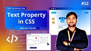 CSS Text Properties in Hindi 🔥 Style Your Text with Color, Align, Spacing | Beginner Friendly