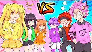 The Squad BOYS vs GIRLS Build Challenge! (Roblox)