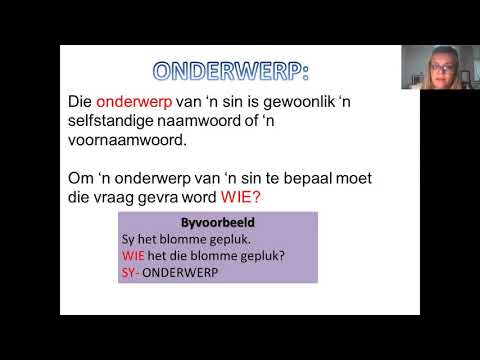 ONDERWERP, GESEGDE EN VOORWERP MEGAN HUTCHINSON