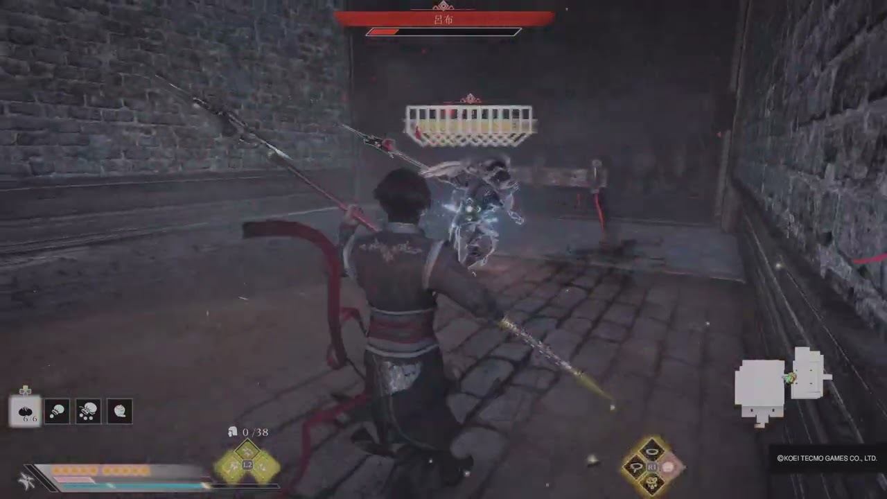 真・三國無雙 起源 戰呂布 難度：勇戰無雙之人  獲得赤兔馬(外鄉人打法)