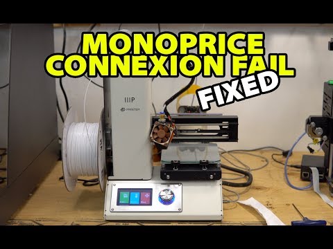 Monoprice Connexion Fail, Fixed (Octoprint)