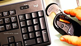 Setup Logitech Wireless Keyboard and Mouse MK270 on Windows 10 Laptop and Windows 11 PC