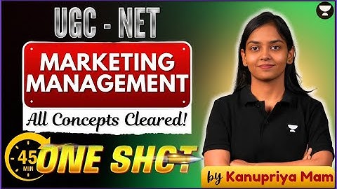 One shot 🔥 Marketing Management (Unit 6) | Marketing in 45 mins | By Kanupriya Mam