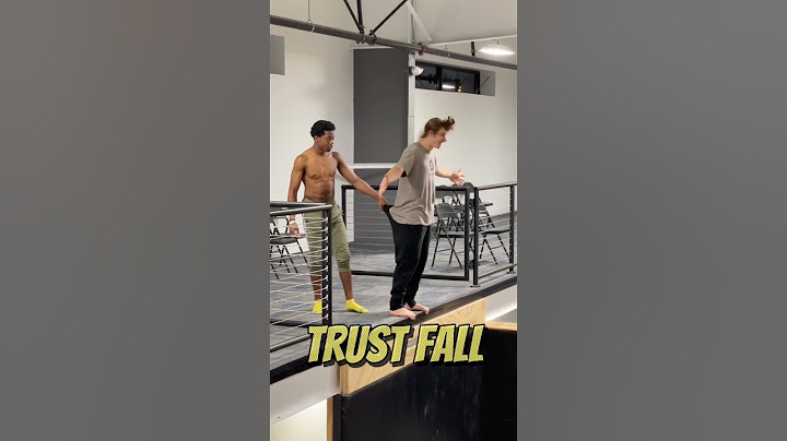 TRUST FALL GONE WRONG 😱