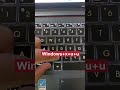 how to restart laptop using keyboard #shorts #windows #computertips #viralshorts