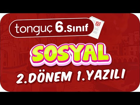 6.Sınıf Sosyal 2.Dönem 1.Yazılıya Hazırlık 📑 #2024