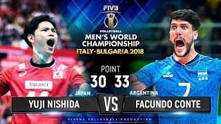 Highlights | Japan vs. Argentina | Yuji Nishida vs. Facundo Conte | WCH 2018