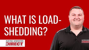 What is Generator Load Shedding?