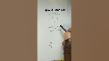 factorial test #mathsimplified #factorial