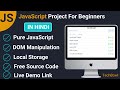 Todo List Project in JavaScript Tutorial | JavaScript Project for Beginners with Source Code (Hindi)