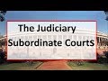 The Judiciary - Subordinate Courts
