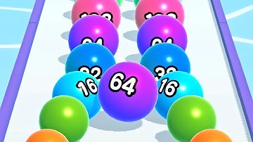 Ball Run 2048 Merge Number ! MAX LEVELS Gameplay Walkthrough New Update Part 34 android, ios