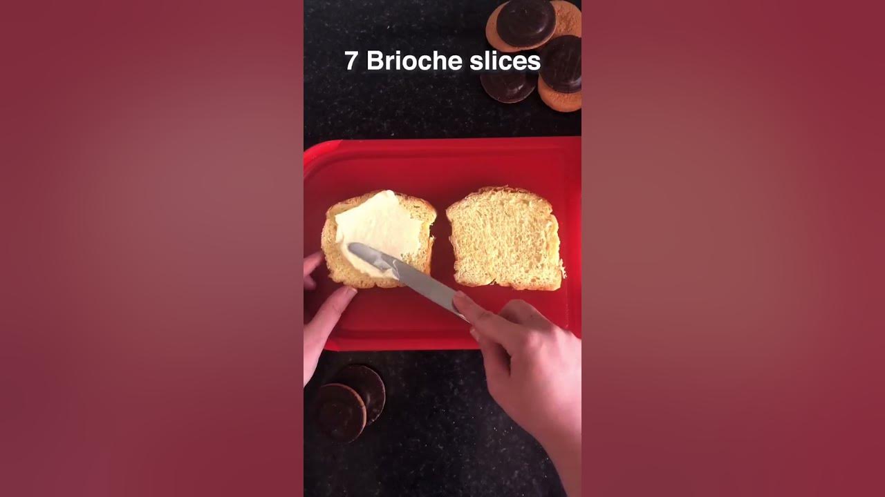 How to make Jaffa Cake Bread and Butter Pudding! Shorts 🤤 YouTube