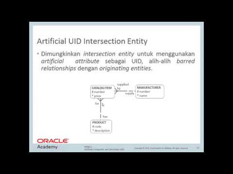 DB Design Oracle 6.1 - Artificial & Composite UID - YouTube