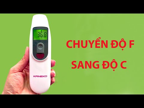 Video Cách chuyển từ độ F sang độ C nhiệt kế Kaneko |#shorts - youtube