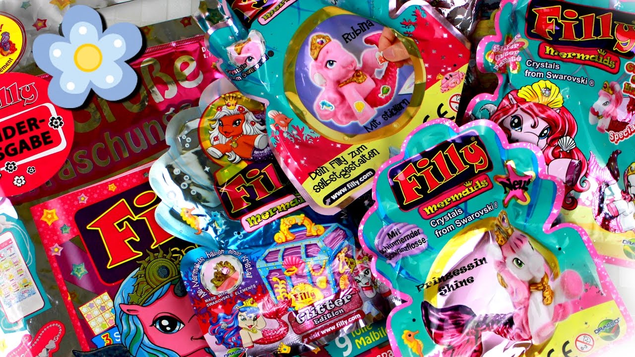 🐚🐴 РАЗНООБРАЗНАЯ 🐚🐴 распаковка РУСАЛОК ФИЛЛИ и немецкий подарочный пакет