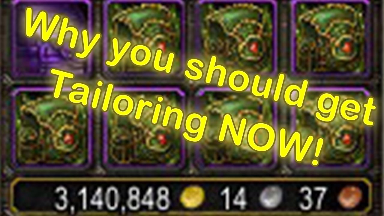 make money with tailoring wow legion