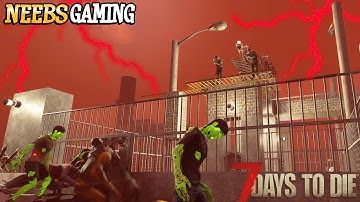 Horde Base At The Sewers - 7 Days To Die 1.0