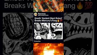 Ancient Giant Robot Breaks Warcurys Fang