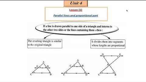 Mr.Eslam Sayed (Parallel lines&proportional parts) and (Tali