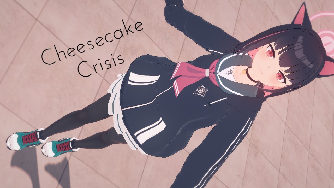 Blue Archive MMD] Kazusa × Cheesecake Crisis - YouTube