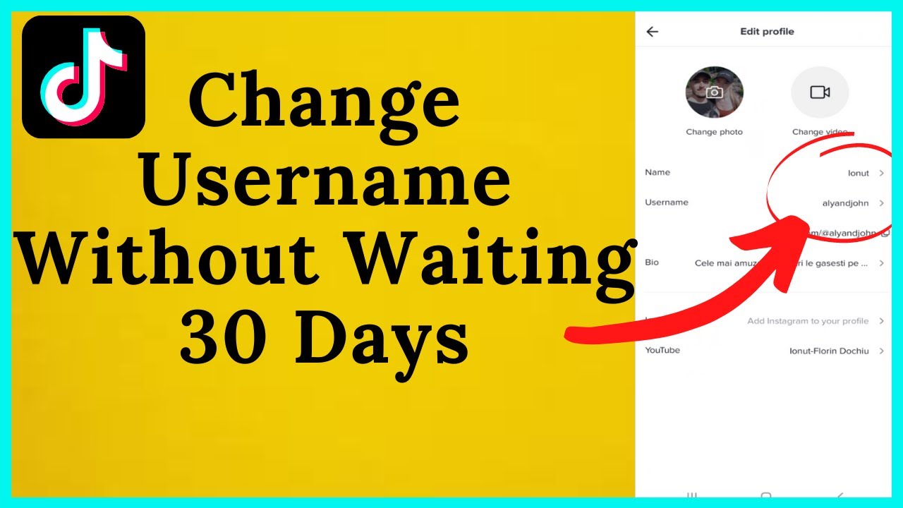 How to change TikTok username without waiting 30 days 