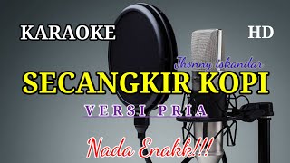 Download Lagu SECANGKIR KOPI - KARAOKE NADA PRIA // DANGDUT ENAAK MP3