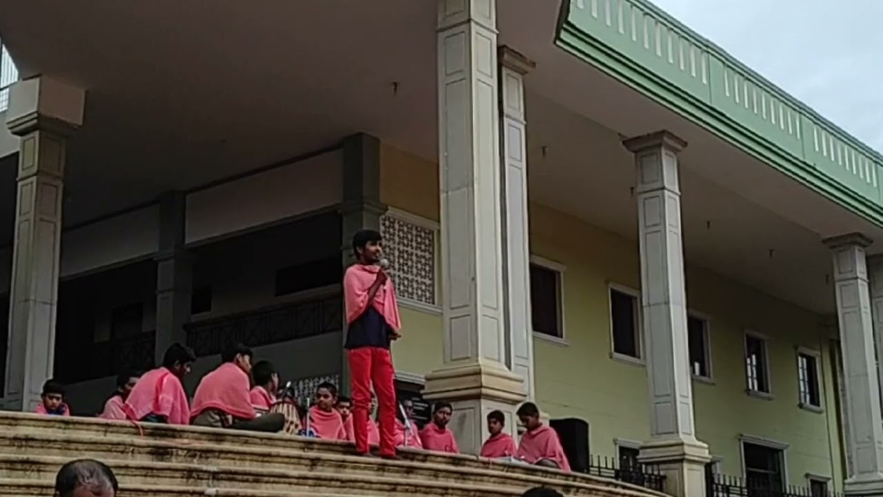 jss suttur school students speech ಸಿರಿಯ ಸಾರ್ಥಕತೆ