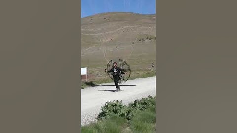 Simple launch on my flat top paramotor! #paramotor #flying