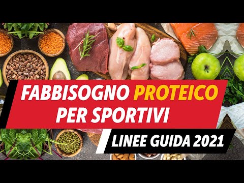 Video: Quanto fabbisogno proteico giornaliero?