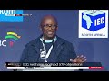 2024 Elections | IEC Chairperson Mosotho Moepya briefs the media