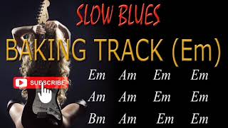 Musik pengiring blues # BACKING TRACK BLUES CORD (Em) (pengiring melodi blues) Drum dan Gitar blues