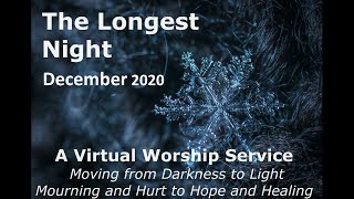 A virtual "Longest Night" worship service