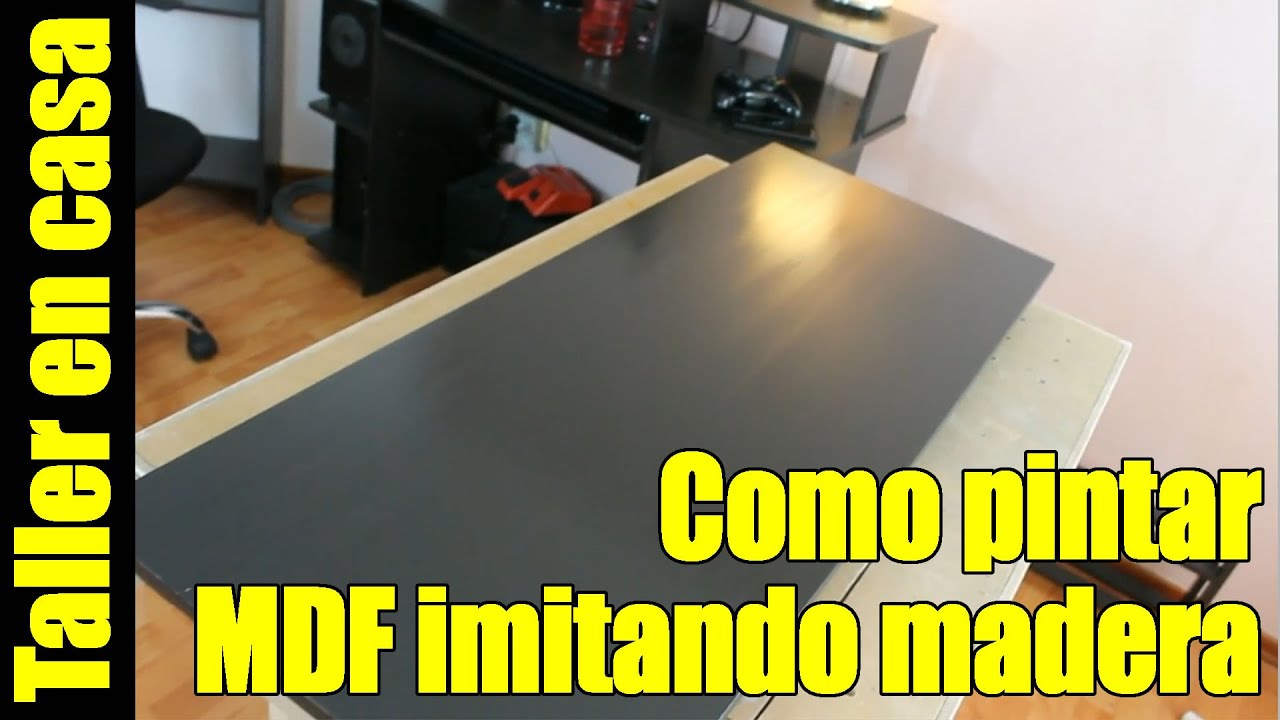Como pintar MDF en casa (sellar + pintar + lacar) - YouTube