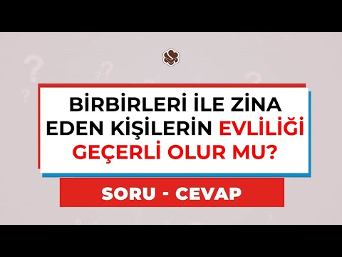 Birbirleri ile zina eden kişilerin evliliği geçerli olur mu? | Prof. Dr. Abdulaziz BAYINDIR