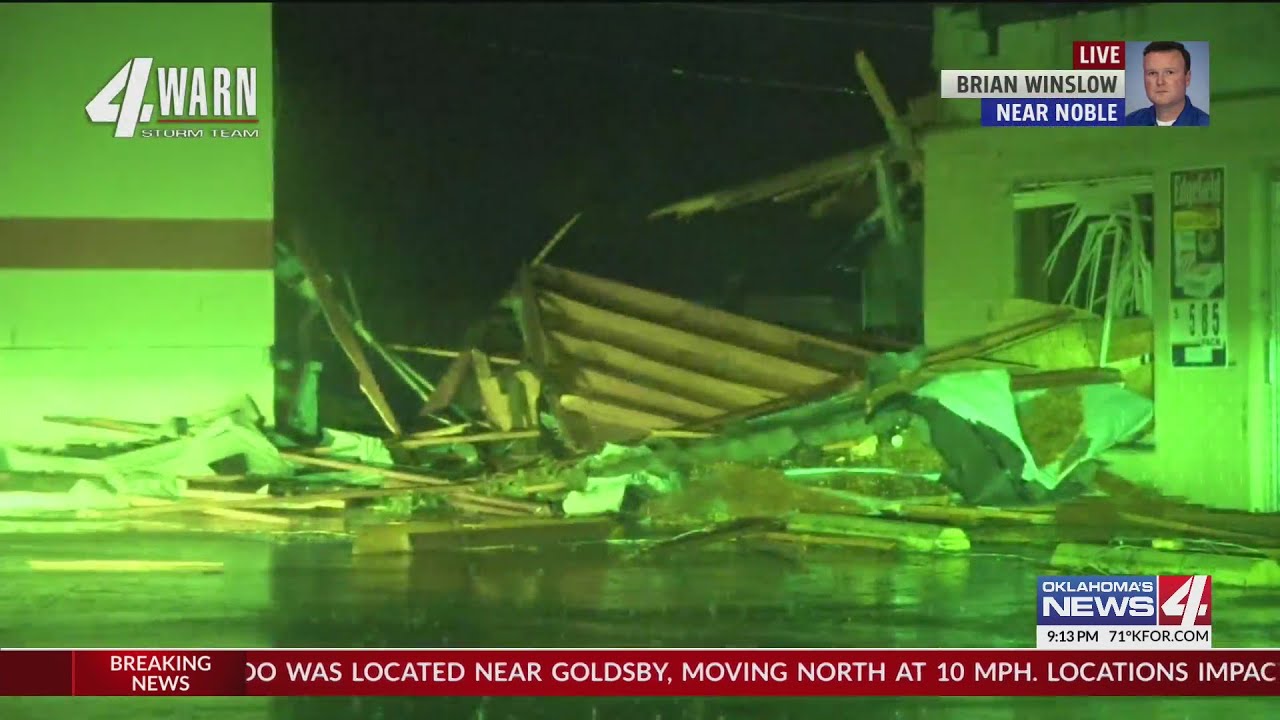Tornado damage reported in Noble, Oklahoma on May 11th, 2023 - YouTube