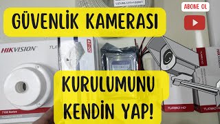 Güvenlik Kamerası Kurulumu Nasıl Yapılır ? (Detaylı Uygulamalı Anlatım) #güvenlikkamerasistemleri