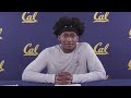 Cal Football: Sam Jackson V Media Availability (9.20.23)