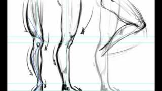 How To Draw Bent Legs - Drawing Easy